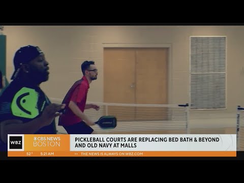 Pickleball courts replacing Bed Bath Beyond Old Navy stores at malls
