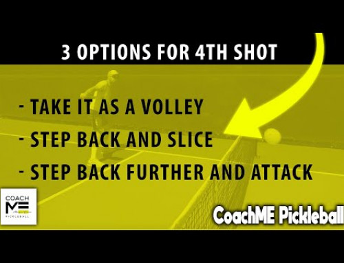 How to Select Your Pickleball 4th Shot & React To Your Opponent’s 3rd Shot