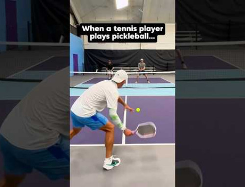 Tennis Player Makes Pickleball Look Easy 😳
